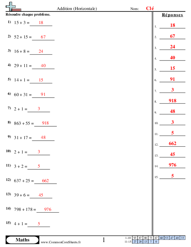  - 13 worksheet