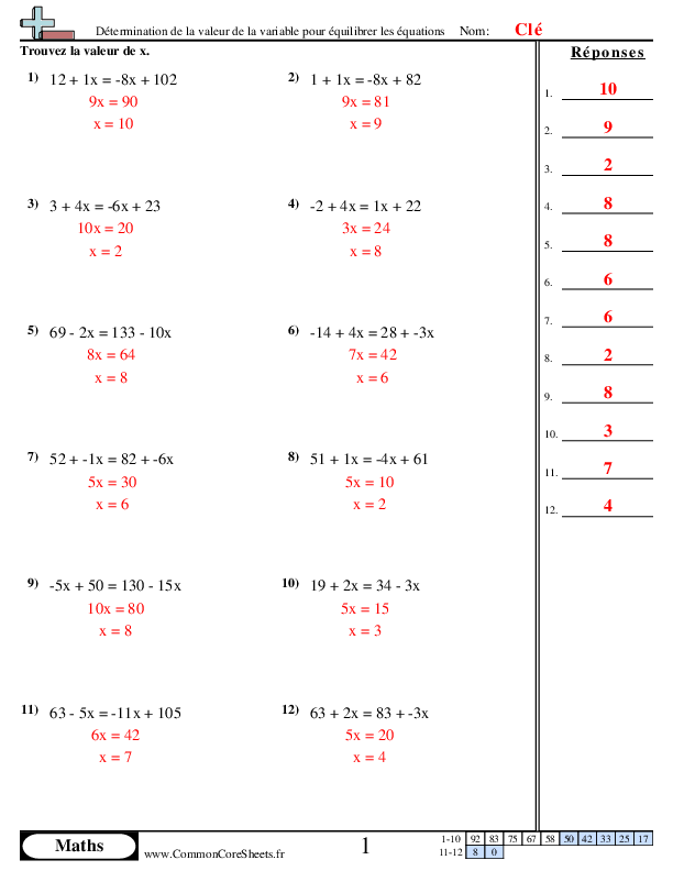  - 146 worksheet