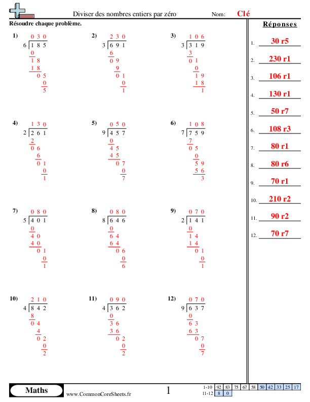  - 264 worksheet