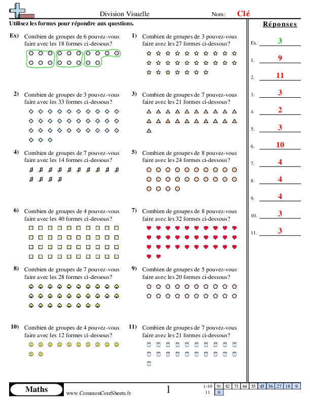  - pas-de-reste worksheet