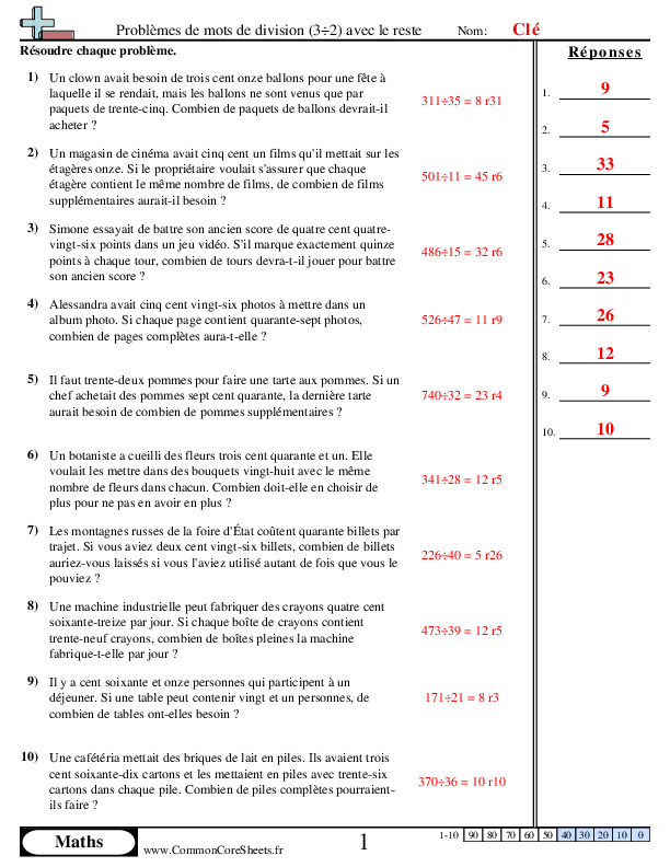  - 289 worksheet