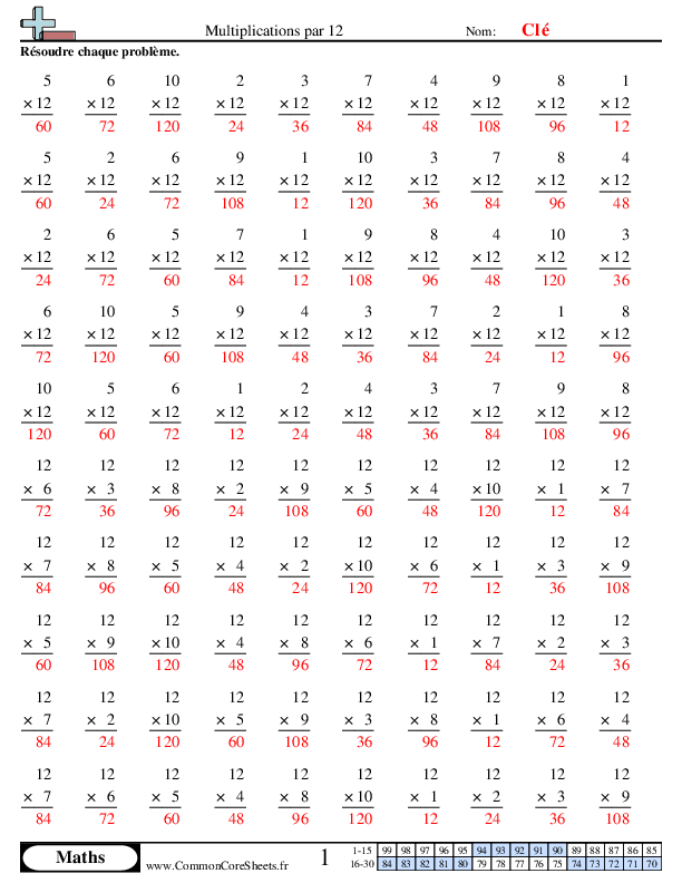  - multiplications-par-12 worksheet