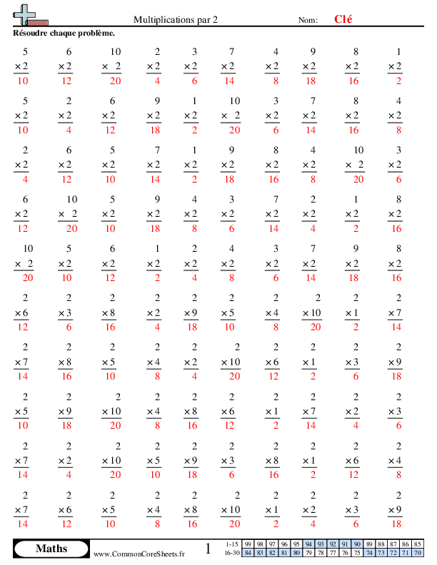  - multiplications-par-2 worksheet