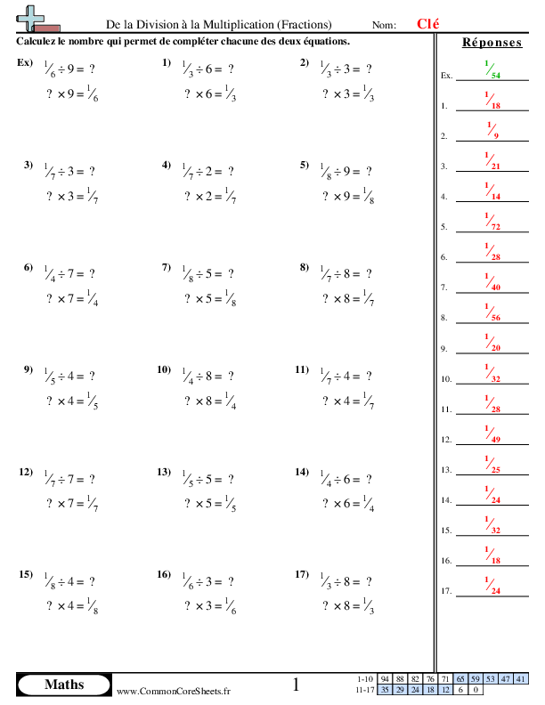  - de-la-division-a-la-multiplication worksheet