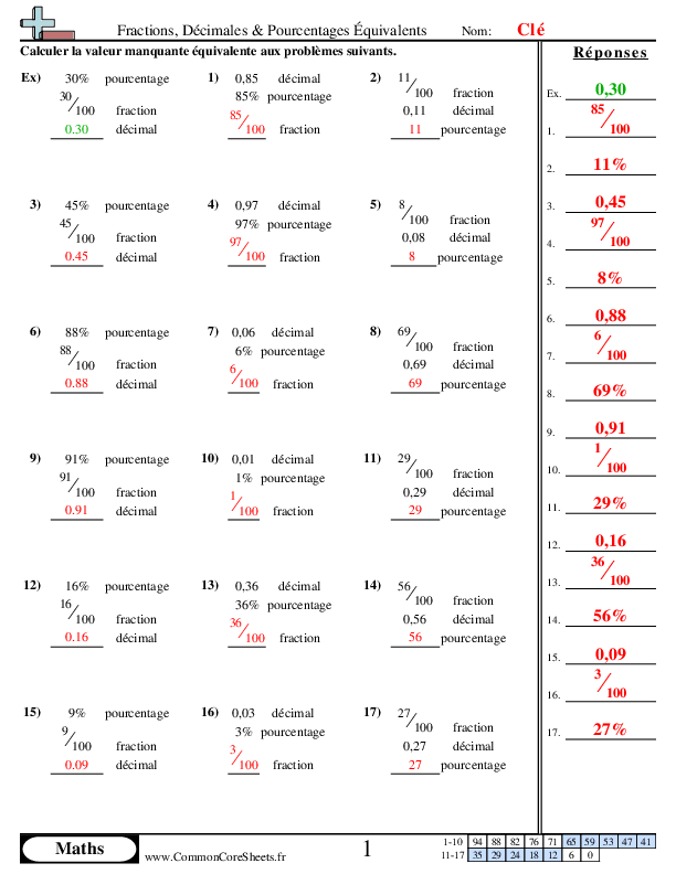  - 458 worksheet