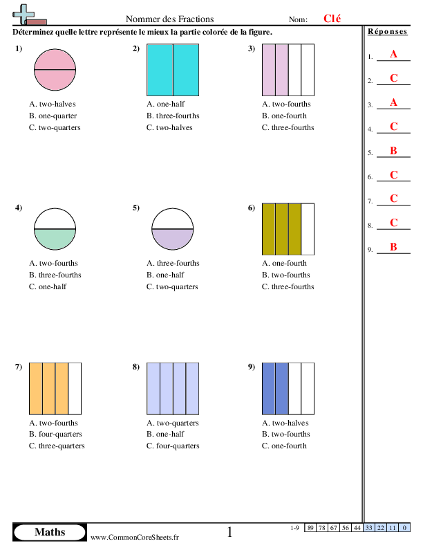  - nommer-des-fractions worksheet