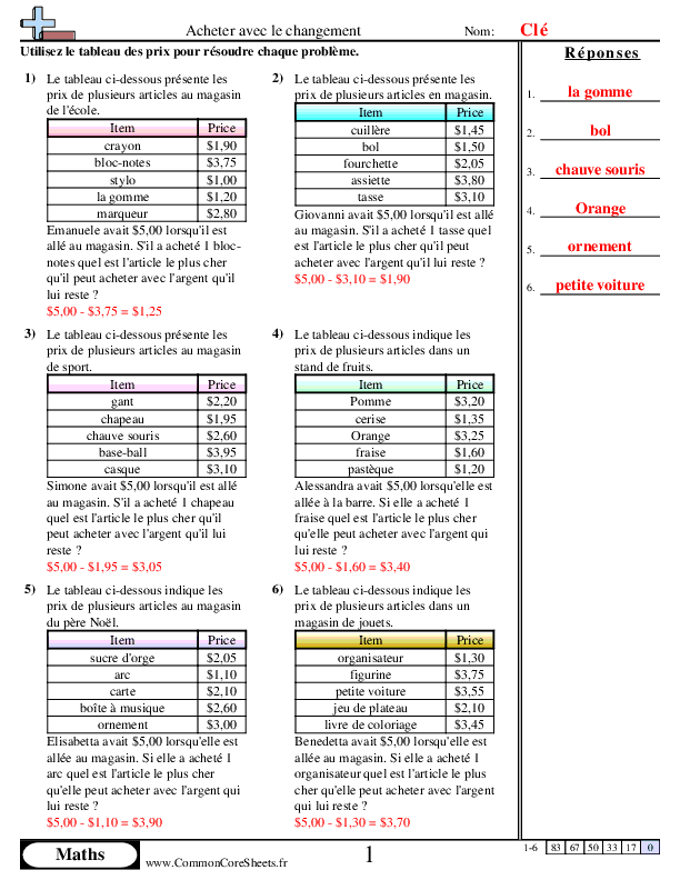  - 619 worksheet