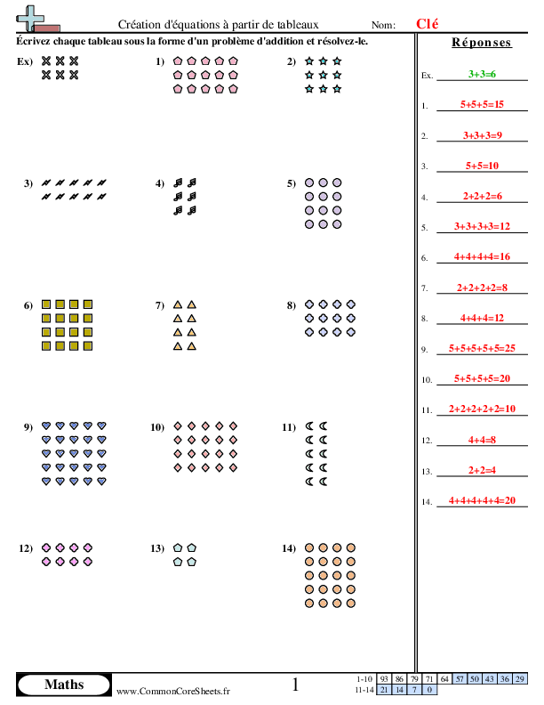  - 640 worksheet