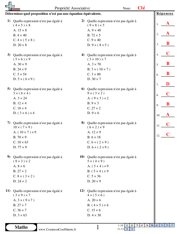  - trouver-une-expression-equivalente-grace-a-la-propriete-associative worksheet