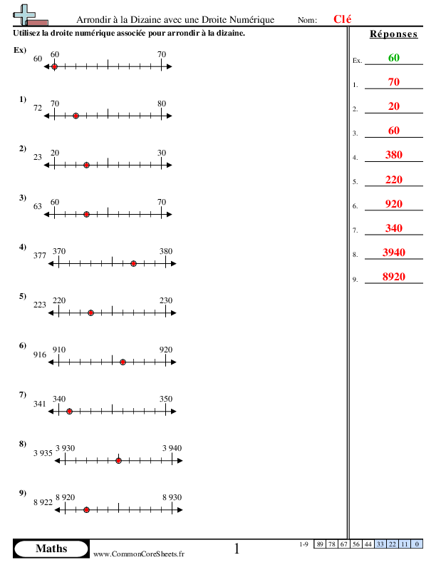  - arrondir-a-la-dizaine-avec-une-droite-numerique worksheet