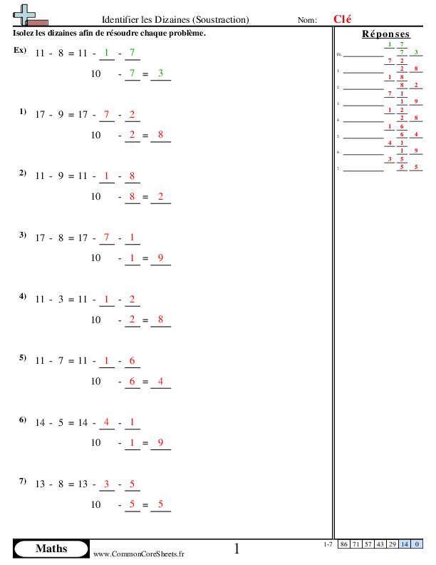  - identifier-les-dizaines worksheet