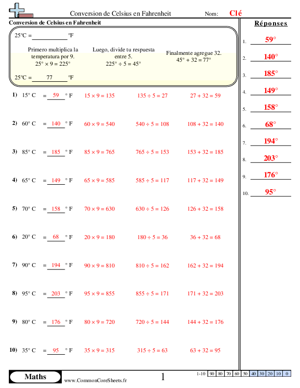  - celsius-en-fahrenheit worksheet