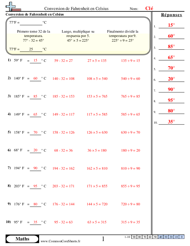  - fahrenheit-en-celsius worksheet