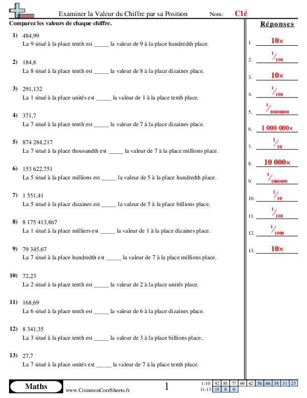  - 956 worksheet