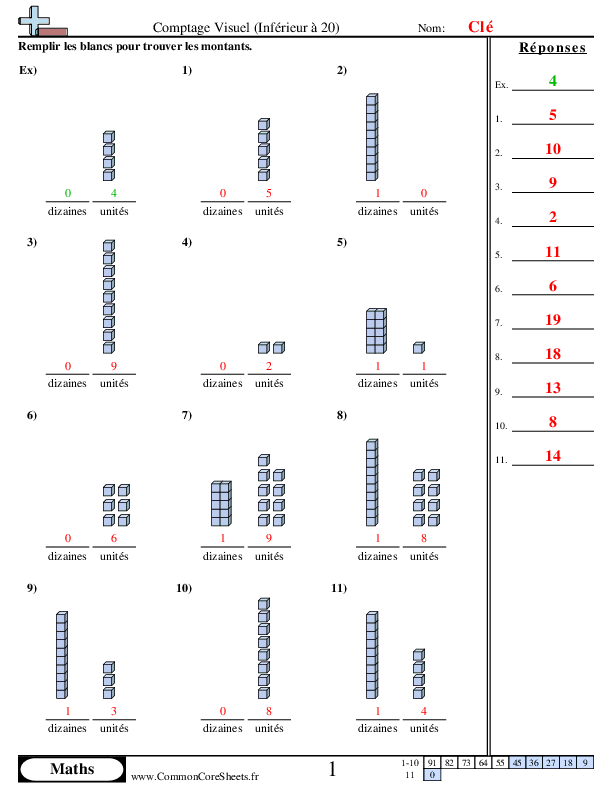  - comptage-visuel-inferieur-a-20 worksheet